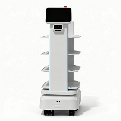 Mugursomas AMR materiālu piegādes robots