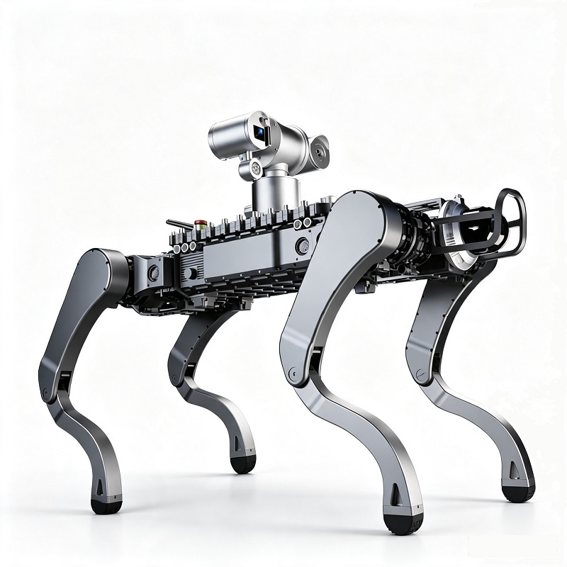 Sprādziendrošas pārbaudes četrkājains robotsuns