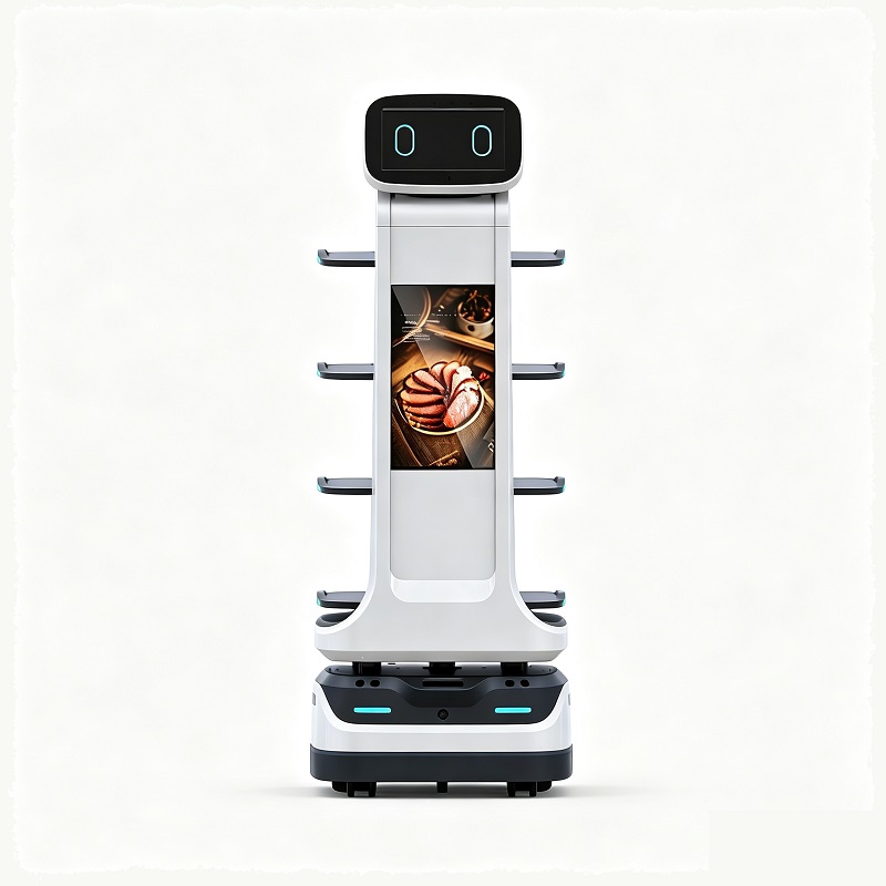 Inteliģents piegādes robots viesnīcai un restorānam