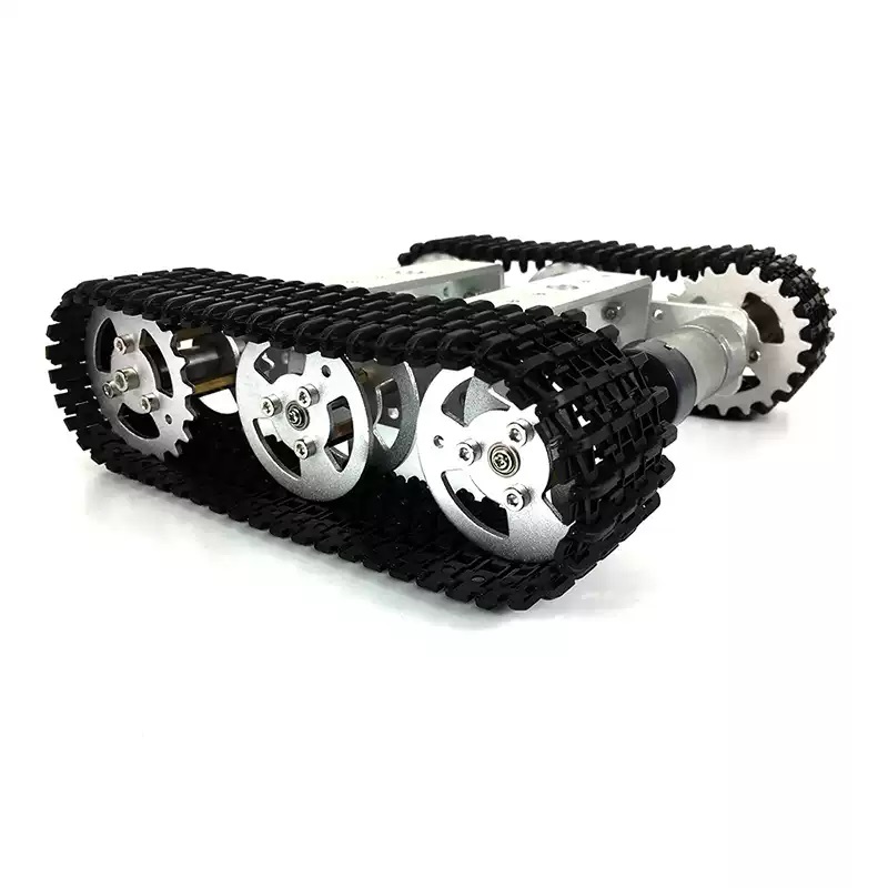 Mini kāpurķēžu inteliģentā tanka robota šasija